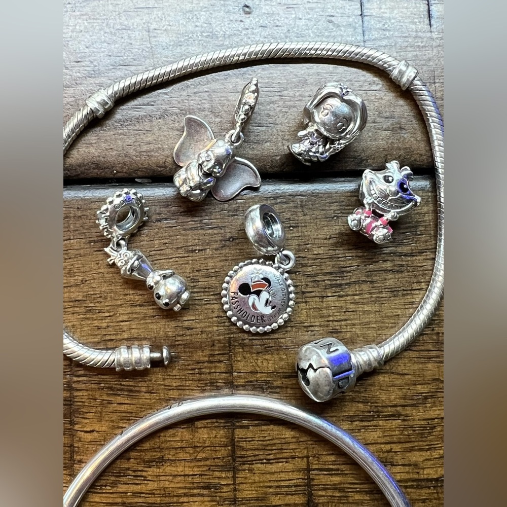 Pandora Authentic Snake & Bangle Bracelets Plus 5… - image 2